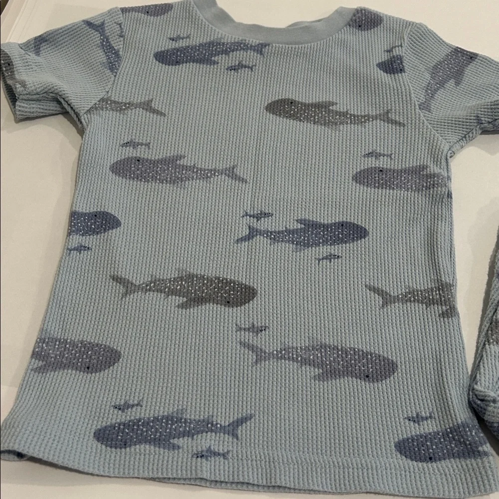Carter's Gray Whale Print Pajama Set